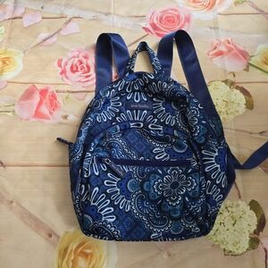 Vera Bradley Blue Floral Backpack